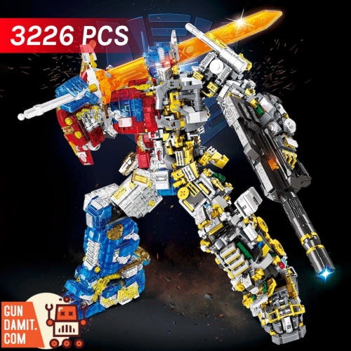 TANK 9221 Azure Star Emperor Optimus Prime Transparent Half Mecha