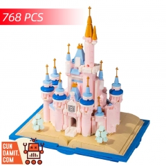 MJ 13011 Magic Castle Book Pink Castle - ChowBrick Store