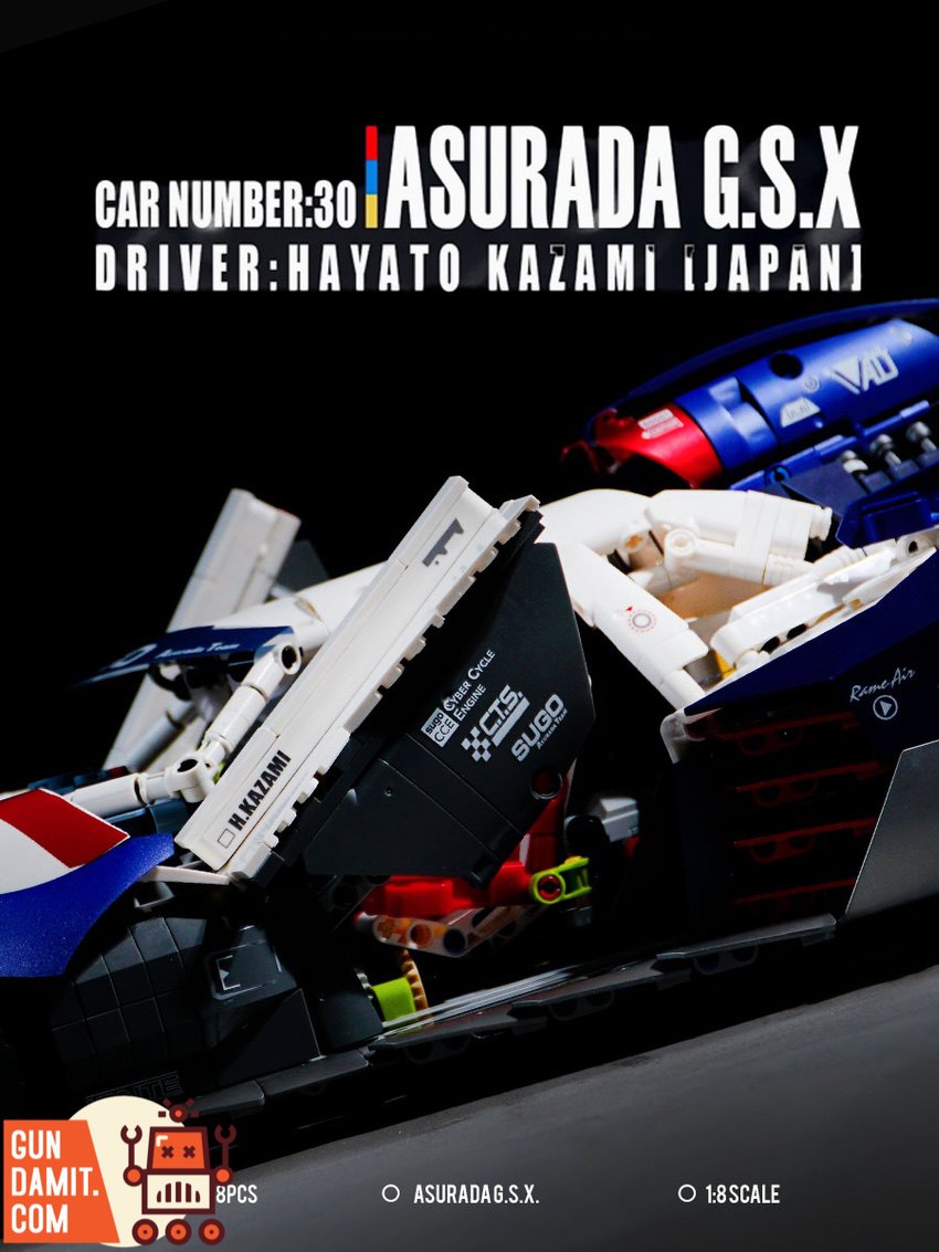 Tuole 1/8 L7001 SUGO Asurada Team Future GPX Cyber Formula Asurada