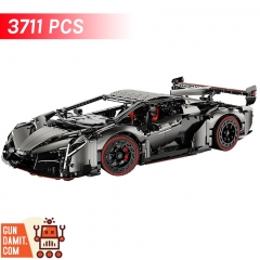 K Box 1/8 10522 Lamborghini Veneno Poison Alloy Version