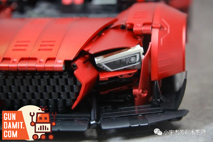 K Box 1/10 10516B Audi R8 Red Chrome Version w/ PF Parts