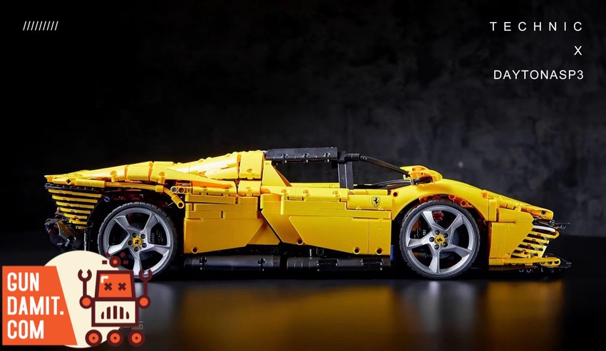 4th Party 1/8 43143 Ferrari Daytona SP3 Yellow Version