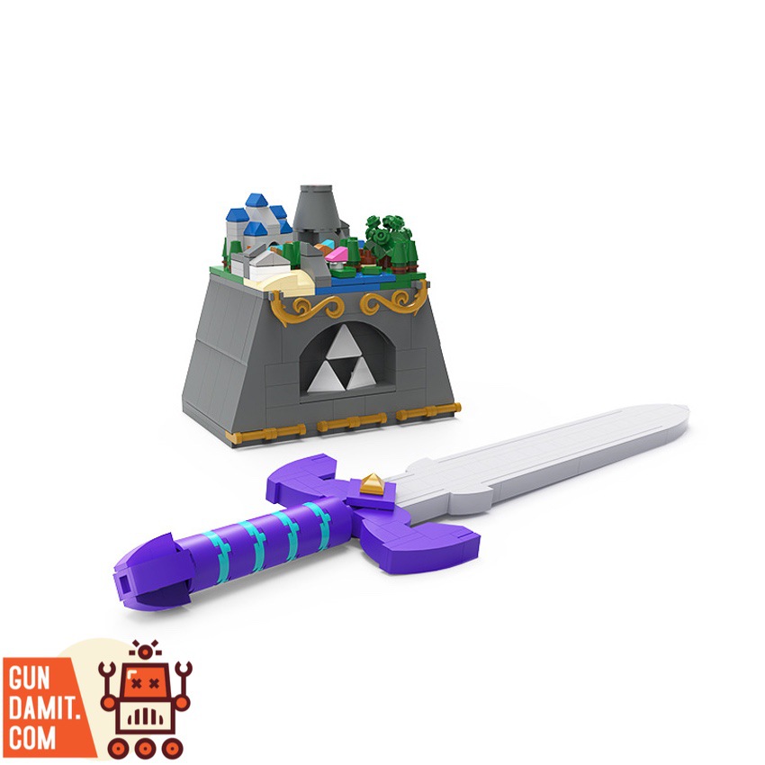 BuildMoc 36344 The Legend of Zelda Master Sword w/ Hyrule Castle