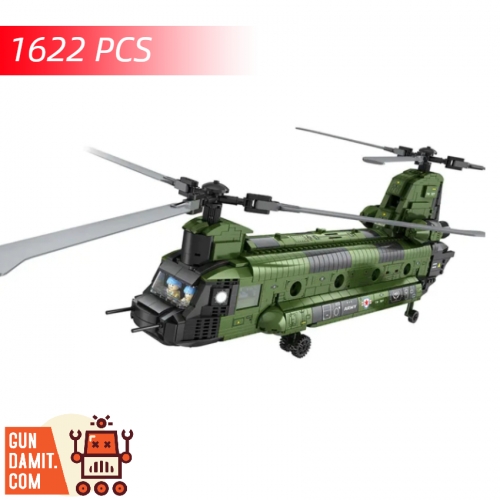 Reobrix 33031 CH-47 Transport Helicopter Chinook - ChowBrick Store