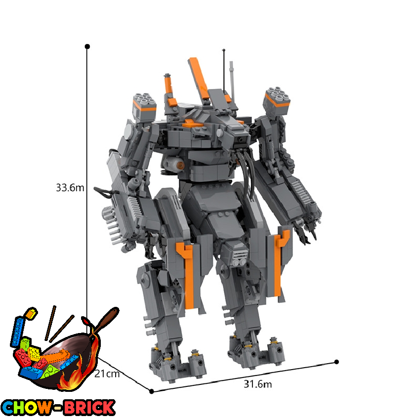 BuildMoc C9755 District 9 Exosuit Mech Prawn - ChowBrick Store