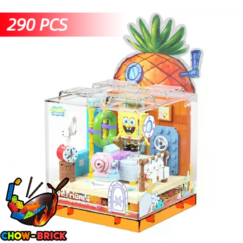AREA-X AB0023 Spongebob Pineapple House - ChowBrick Store