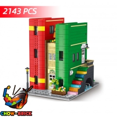 Mork Model 10211 Cities Library w/ Lights - ChowBrick Store