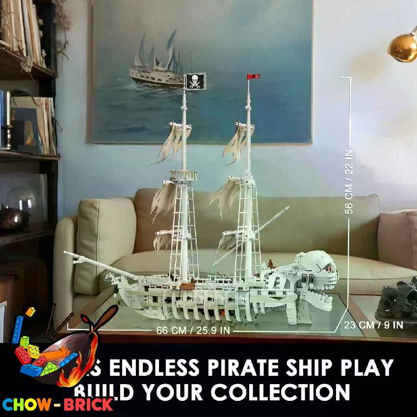 Free Tribe 92208 Skeleton Ship - ChowBrick Store