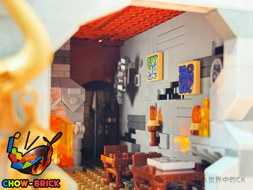 Jie Star 57016 Library European w/ Lights - ChowBrick Store