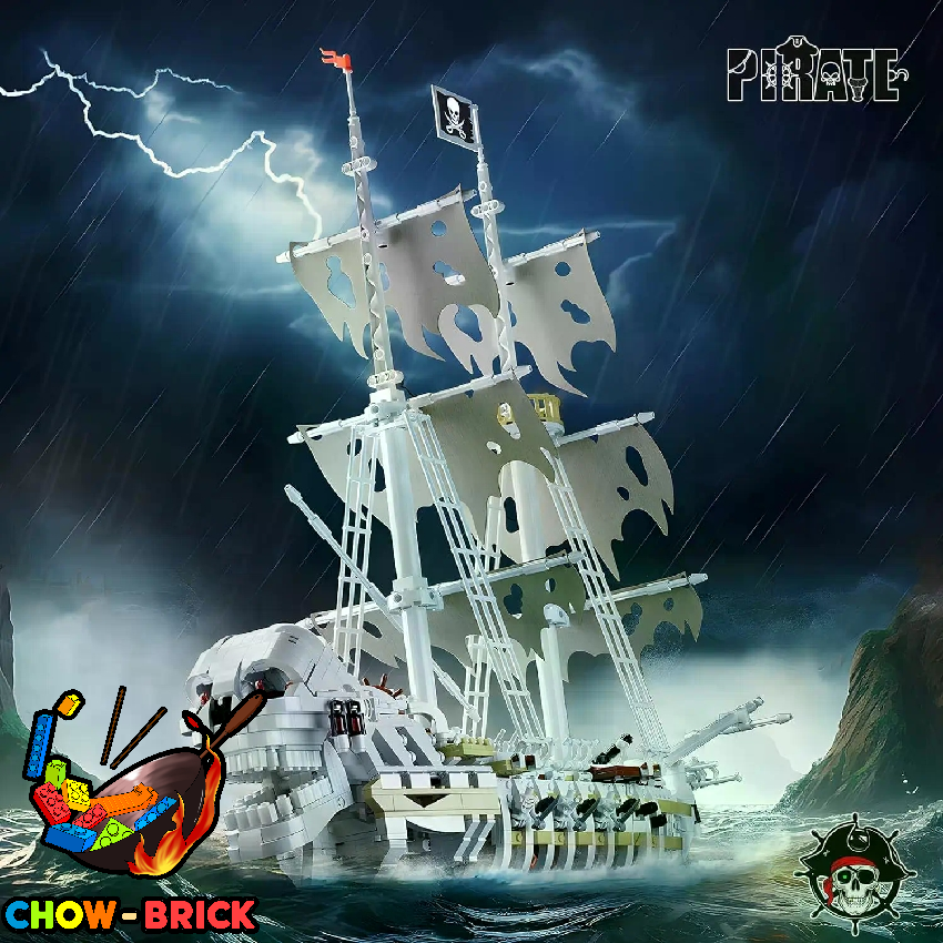 Free Tribe 92208 Skeleton Ship - ChowBrick Store