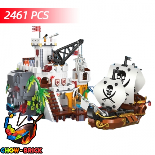ZHEGAO 612021 Pirate Bay Mini Bricks - ChowBrick Store
