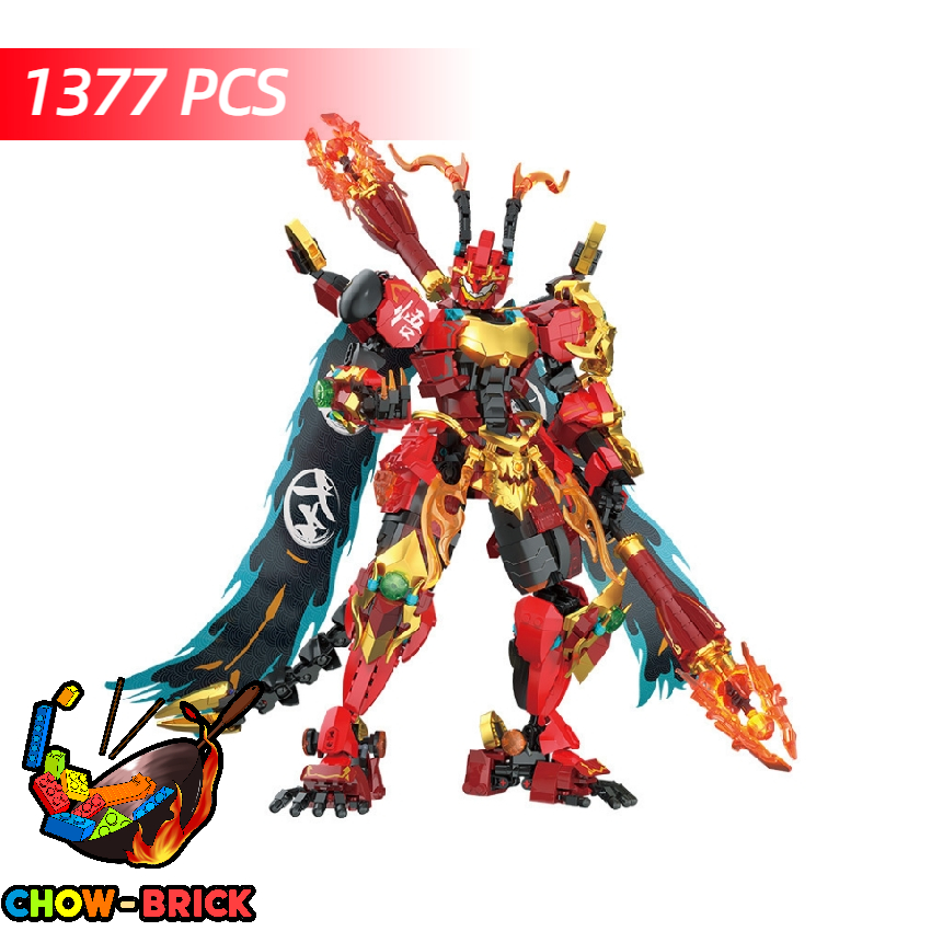 Reviews of ZHEGAO GZ2026 Monkey King Mecha Mini Blocks