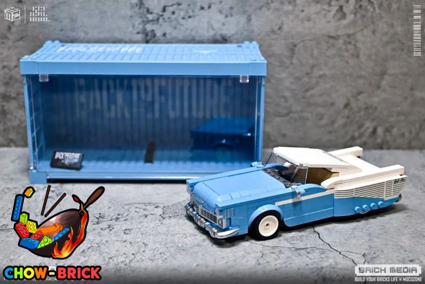 Power Block PB8803 Back To Future Silver Wing Cyclone w/ Container