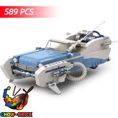 Power Block PB8803 Back To Future Silver Wing Cyclone w/ Container