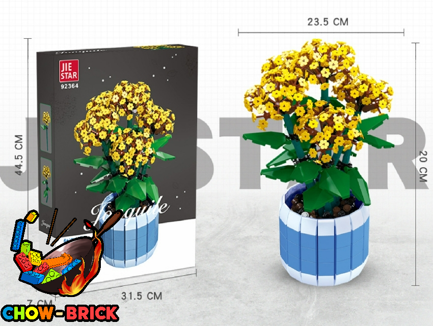 Jie Star 92364 Jonquile Flowers - ChowBrick Store