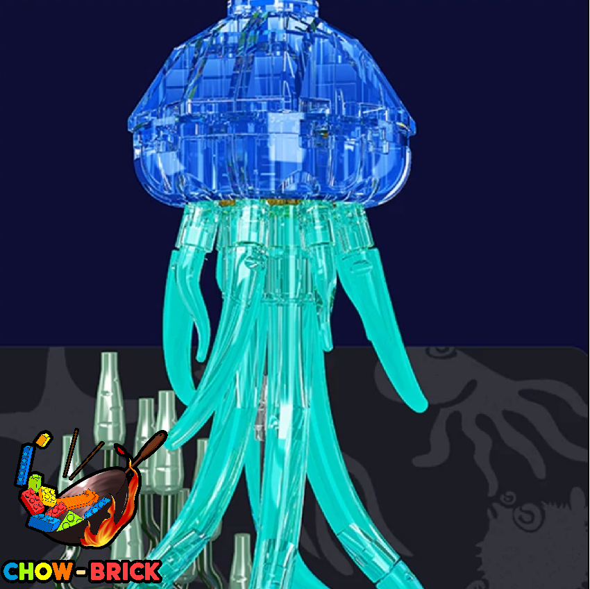 Mould King 10101 Underwater World Jellyfish World Music Box