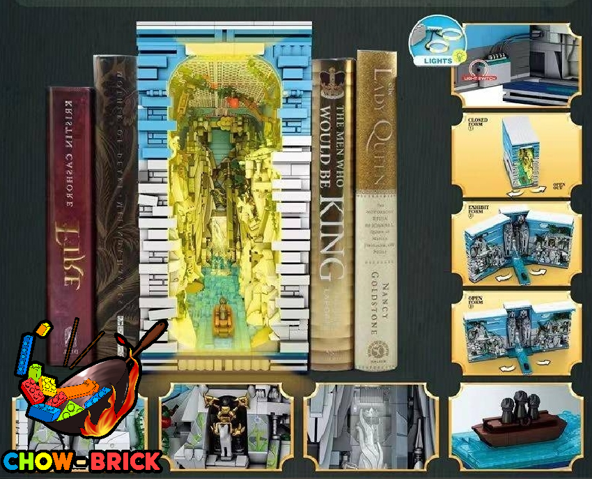 Reobrix 66039 Book of The Kings Fantasy Argonath Bookcase w