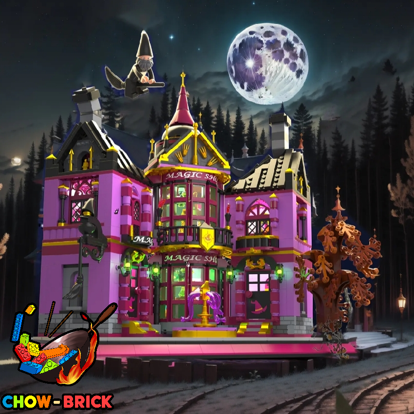 ZHEGAO 612020 Happy Magic Shop Modular Buildings - ChowBrick Store