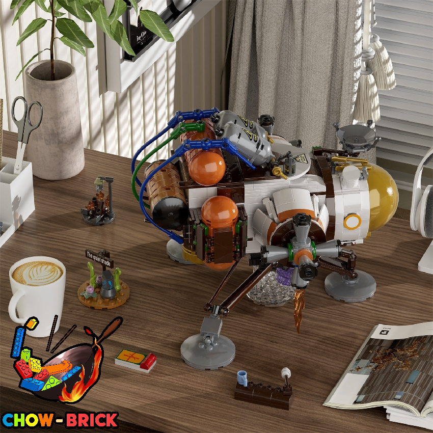 BuildMoc F-C10014 Outer Wilds Spaceship - ChowBrick Store