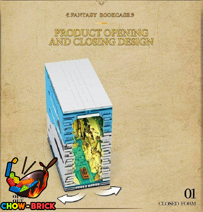 Reobrix 66039 Book of The Kings Fantasy Argonath Bookcase w