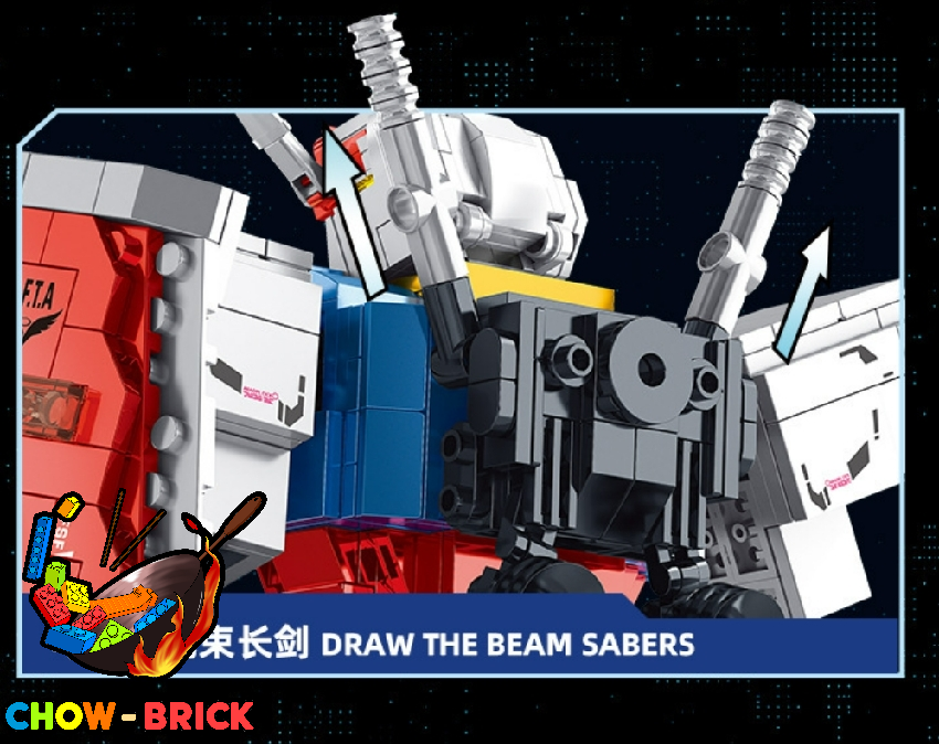 GUANJI BB804 Storm Angestor Mecha RX-78-2 Gundam - ChowBrick