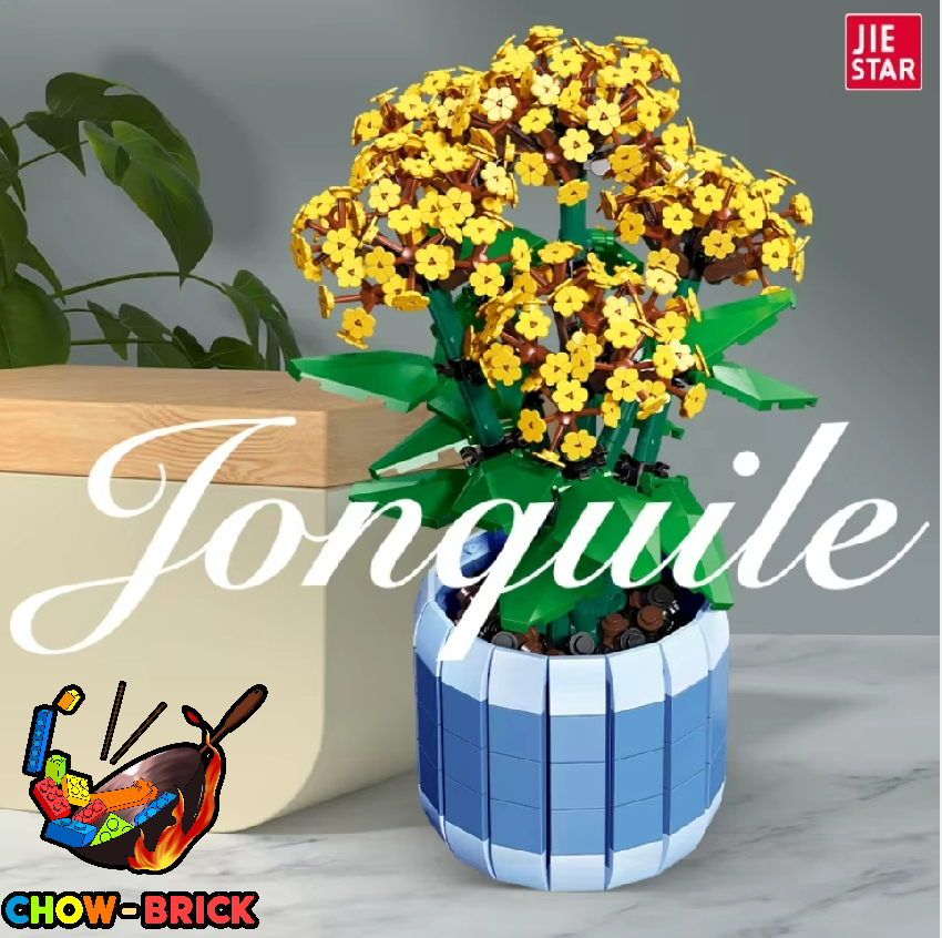 Jie Star 92364 Jonquile Flowers - ChowBrick Store
