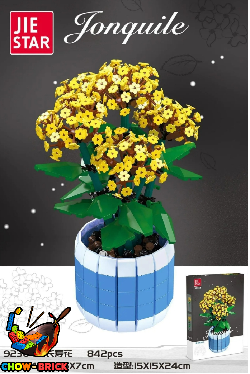 Jie Star 92364 Jonquile Flowers - ChowBrick Store