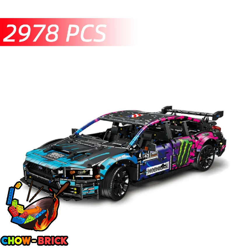 Jie Star 1/8 57010 Subaru WRX STI Static Version - ChowBrick Store