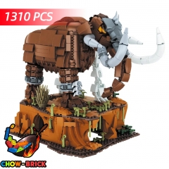 Free Tribe 31001 Semi Skeleton Mammoth - ChowBrick Store