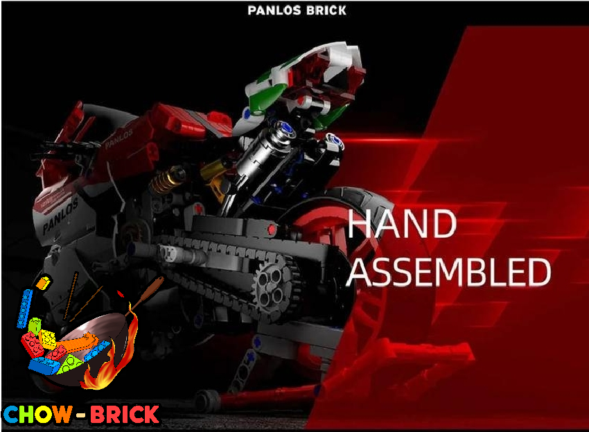 anlos Brick 672001 CHIC-Block Motorbike - ChowBrick Store