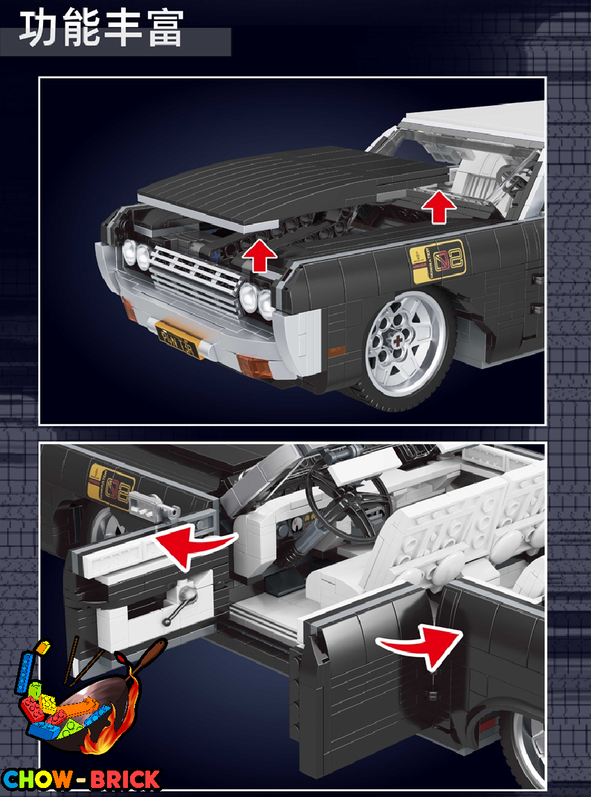 Mould King 10118 Linkon 1964 Continental - ChowBrick Store