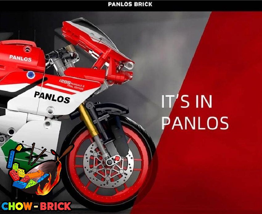 anlos Brick 672001 CHIC-Block Motorbike - ChowBrick Store