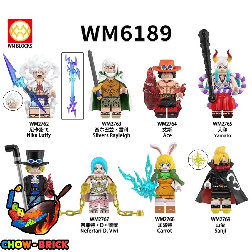 WM Blocks WM6189 One Piece Set of 8 - ChowBrick Store