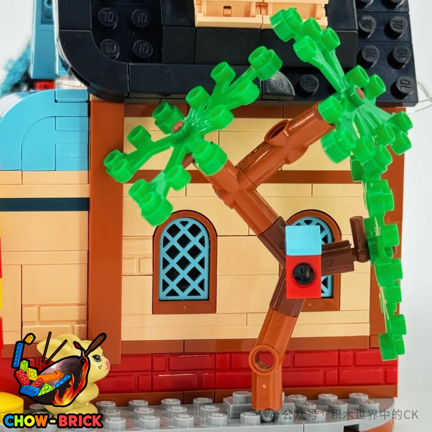 ZHEGAO 613005 Starry Cottage w/ Lights - ChowBrick Store