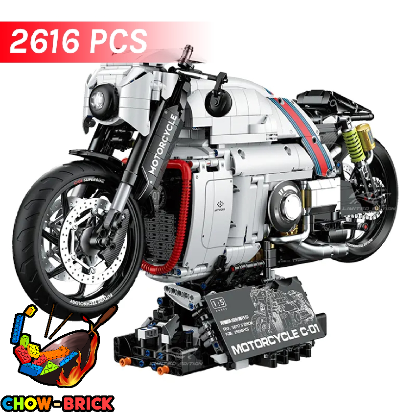 Guly 1/5 60520 Lotus C-01 Transformable Motorcycle - ChowBrick Store