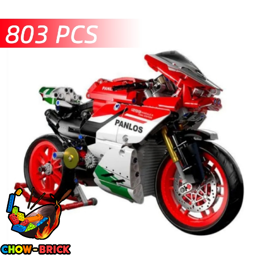 anlos Brick 672001 CHIC-Block Motorbike - ChowBrick Store