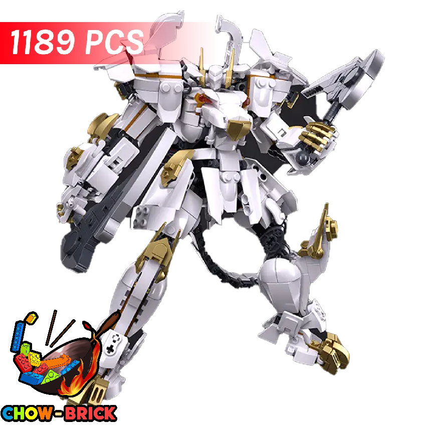 Sluban M38-B1236 Classic of Mountains and Seas Mecha The White