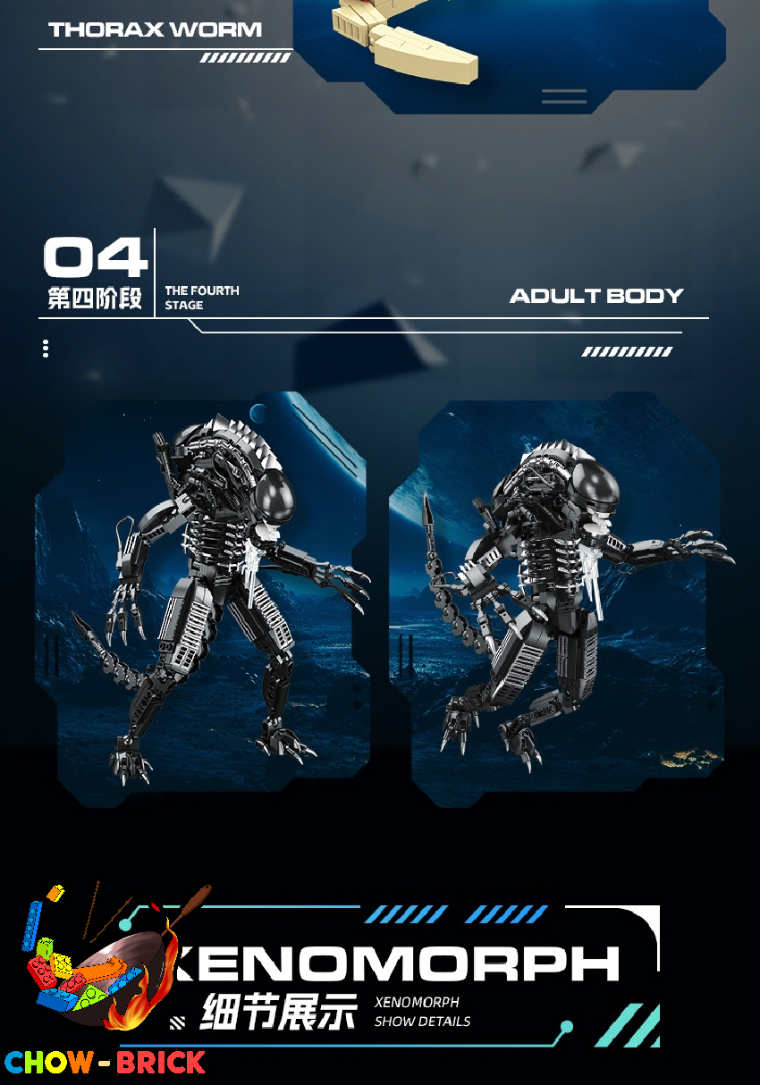 Jie Star JJ9154 Xenomorph - ChowBrick Store