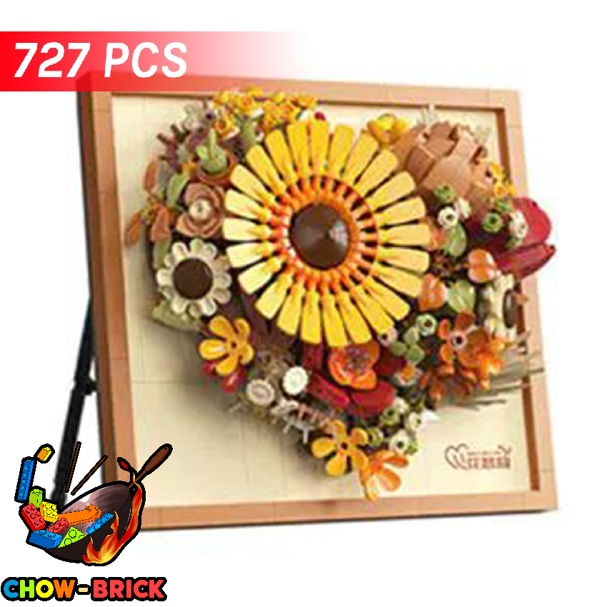 Brick Yes 2178 Eternal Flower Burst with Joy Eternity - ChowBrick