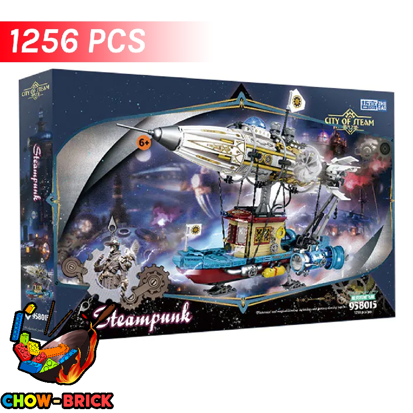 ZHEGAO 958015 Steampunk Airship - ChowBrick Store