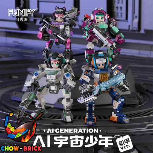 FUNIFY W9030 AI Generation MAXX, RIKK, XOAN, and YOLR Mecha set of