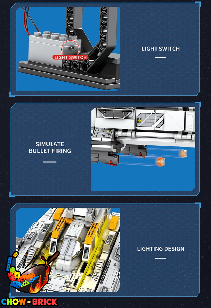 Reobrix 788 CV-M011 Infinite Universe Lagrange Ship - ChowBrick Store