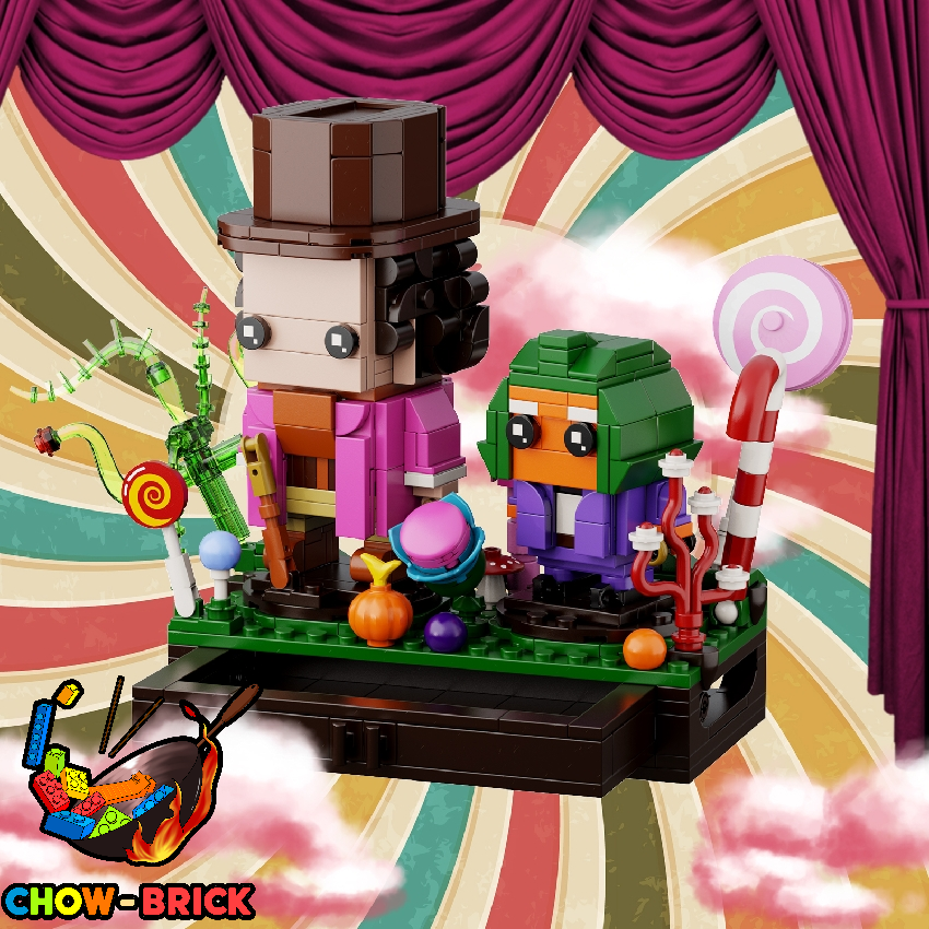 BuildMoc F-C10126 Charlie And The Chocolate Factory Oompa Loompa