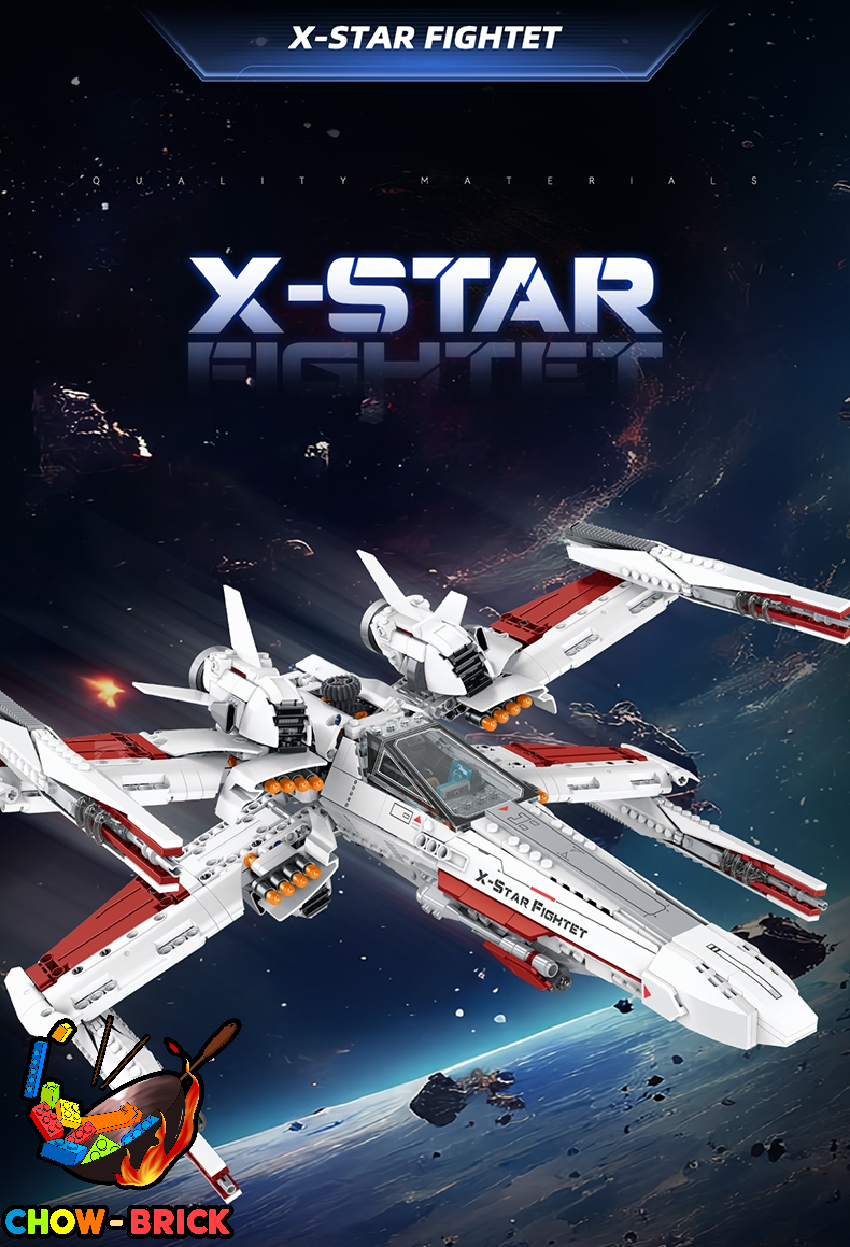 ZAPE 98003 X-Wing Starfighter Static Version - ChowBrick Store