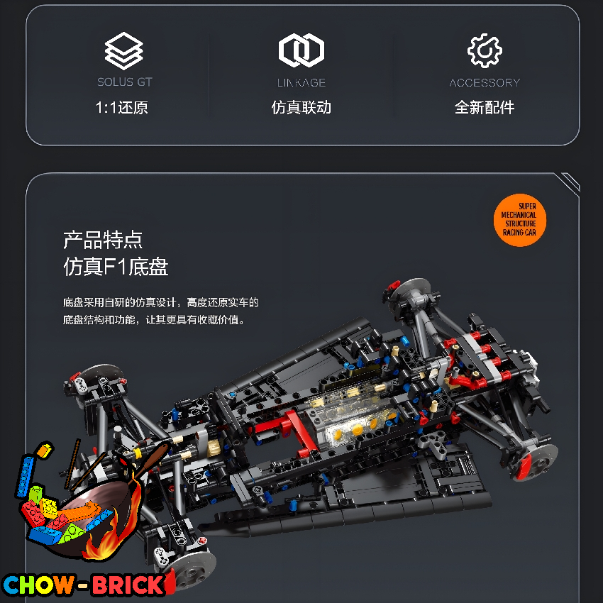 Eikee 1/10 Y10000 SolusGT McLaren Solus GT w/ PF Parts - ChowBrick