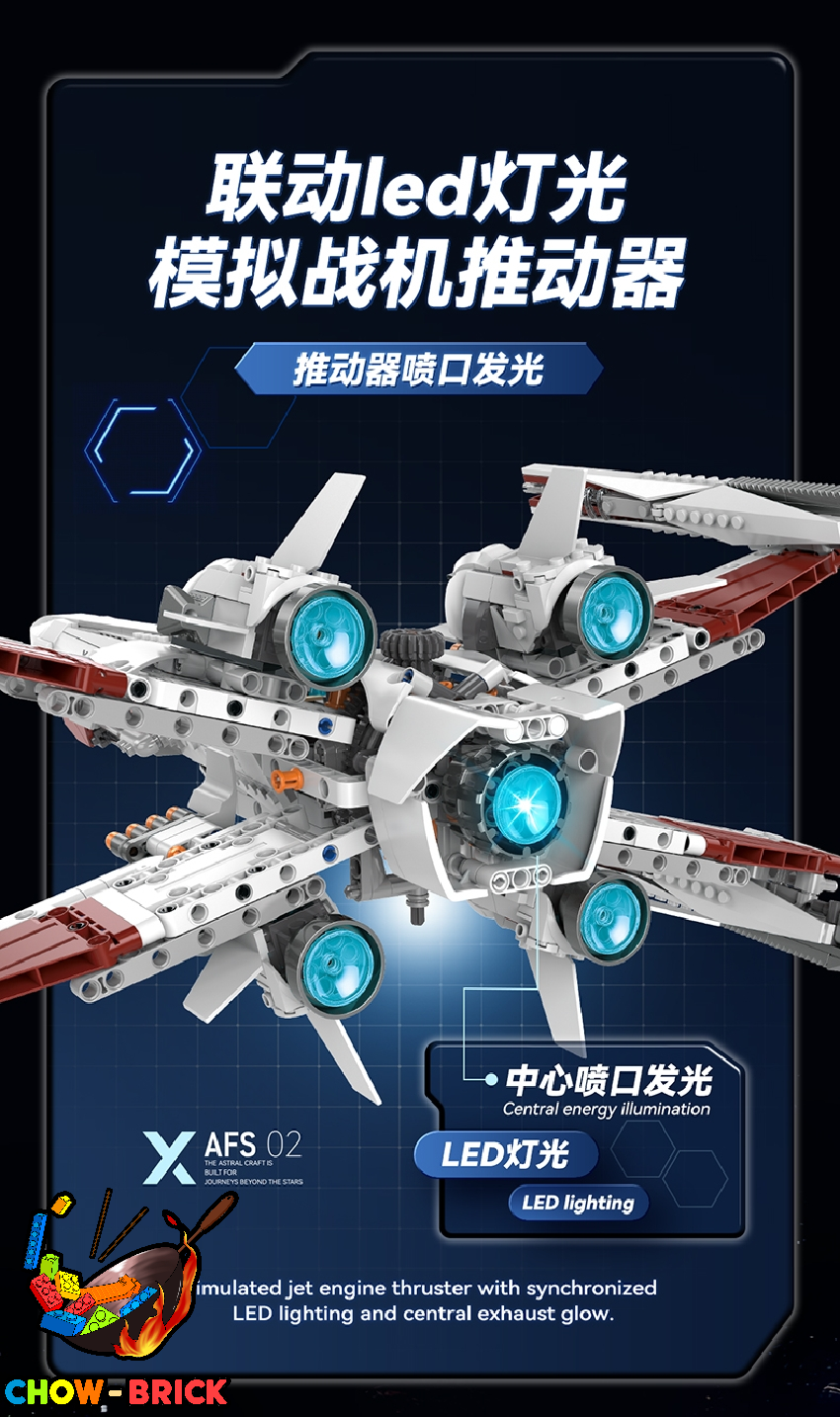 ZAPE 98003 X-Wing Starfighter Static Version - ChowBrick Store