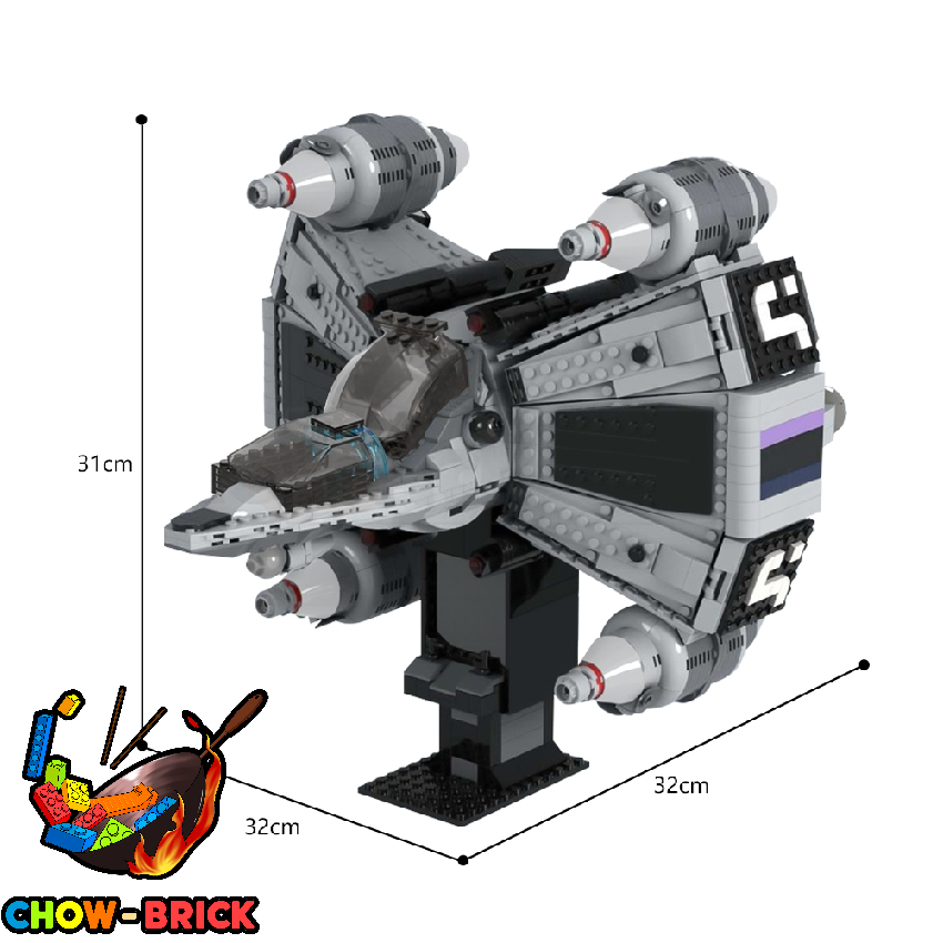 BuildMoc C10318 Gunstar - The Last Starfighter - ChowBrick Store