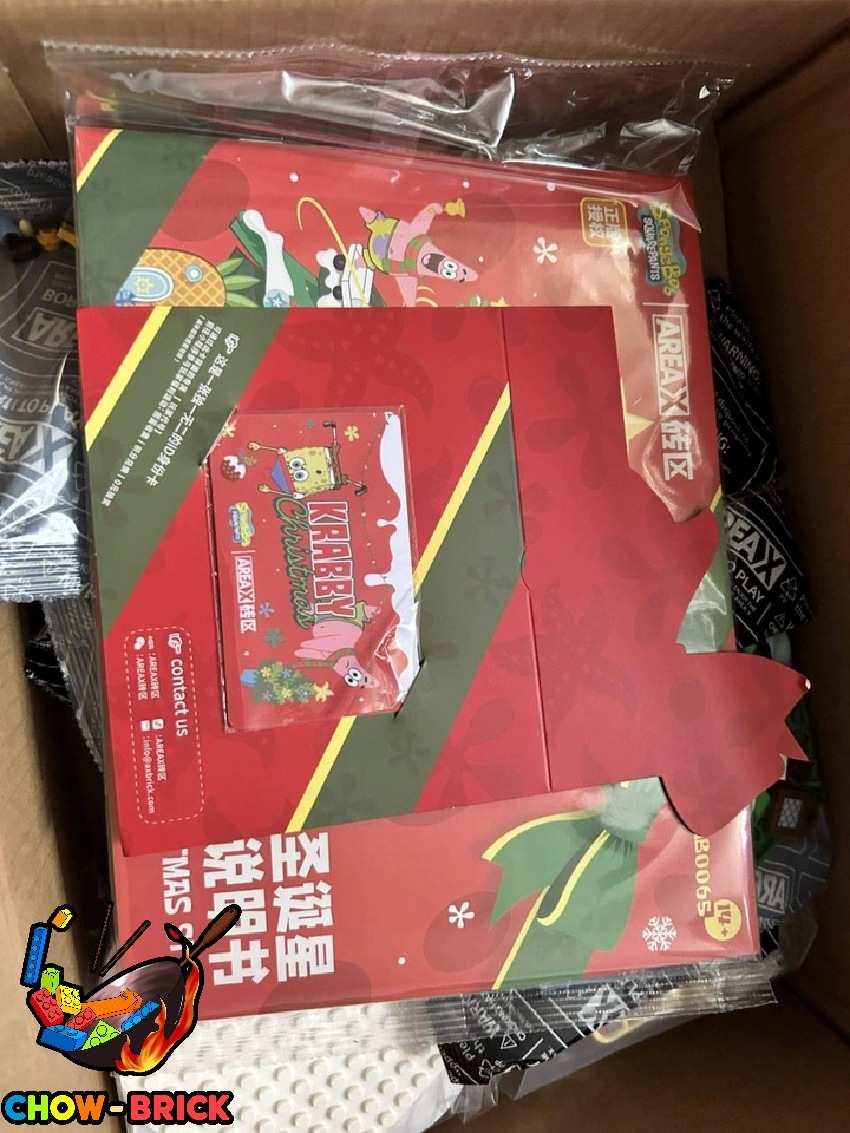 AREA-X AB0065 SpongeBob SquarePants Christmas Tree Music Box w