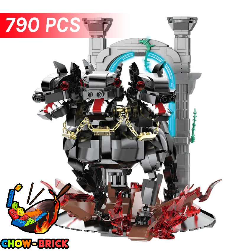 DK 7044 Cerberus Hellhound w/ Lights - ChowBrick Store