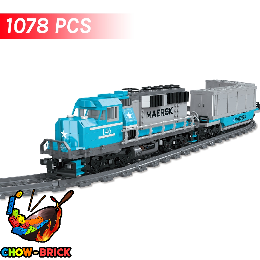 Mork Model 025112 Maersk Train w/ PF Parts - ChowBrick Store
